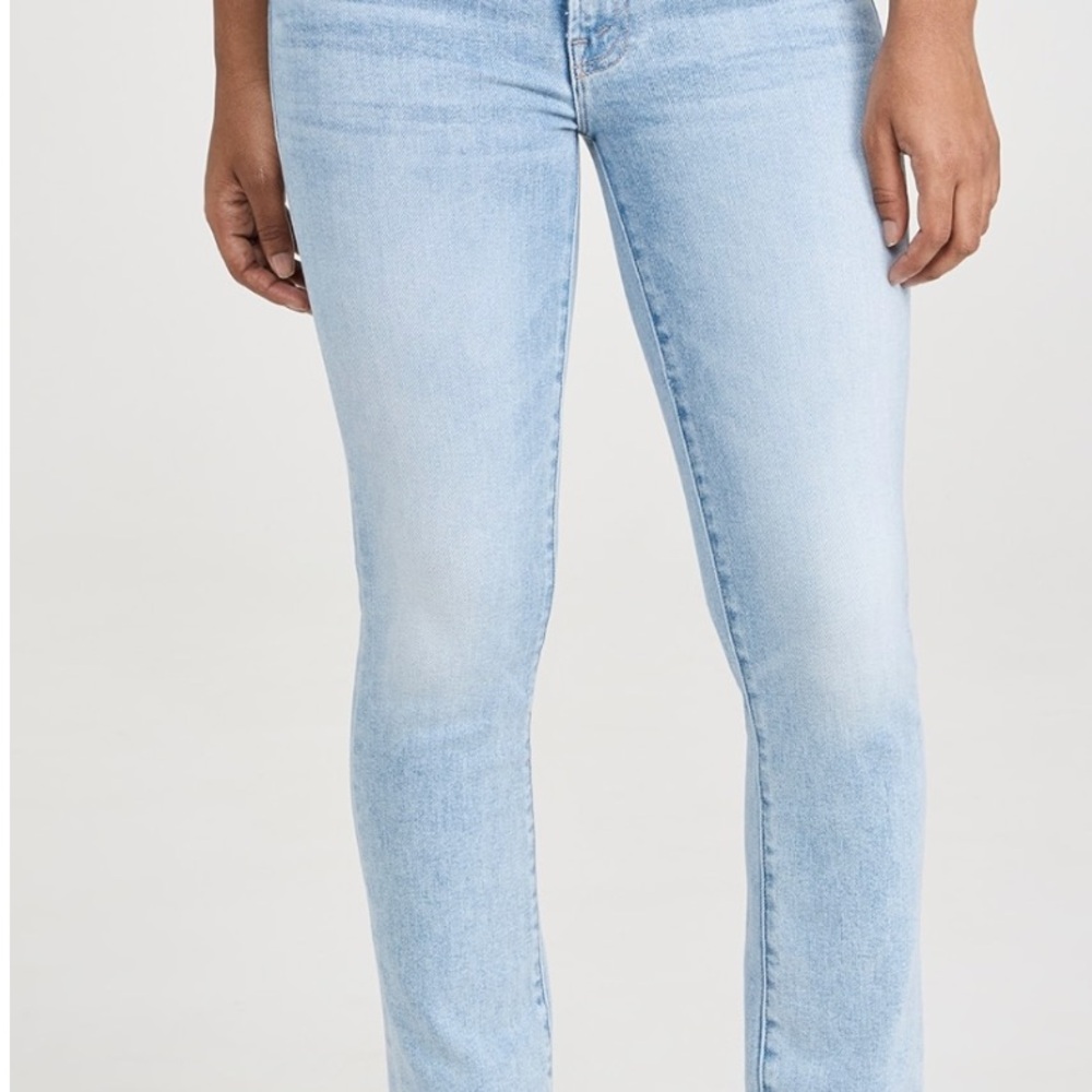 MOTHER Women's Light Blue Bootcut Jeans